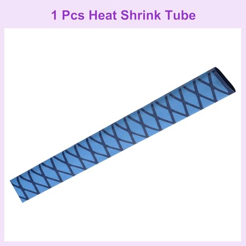 DMiotech Heat Shrink Sleeve Wrap Tubing x Tube Tubing for Fishing Rod Grips and Other Grips, Non Slip - Insulation - Waterproof 40'' Lengths, Dia 30mm Blue - color: Blue, size: Dia 30mm