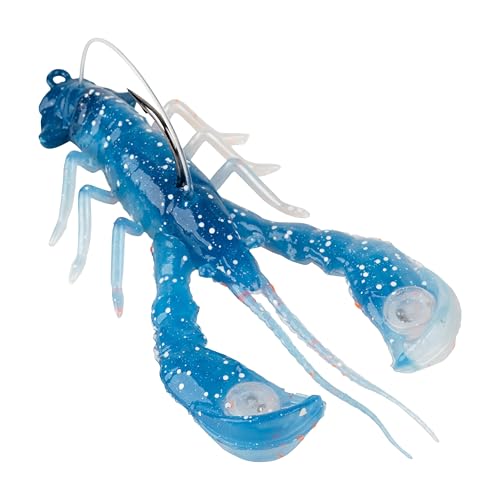 Berkley PowerBait Clatter Craw Fishing Soft Bait - color: Blue Malt