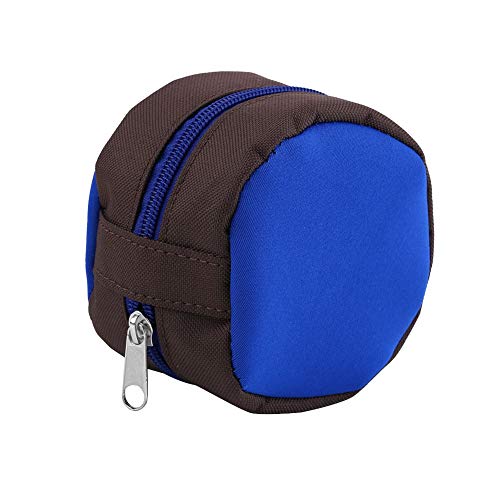 Leather Fly Reel Case Bag 10×7×7 Safety Fly Fishing Reel Case Protector Soft Pocket Cover Bag Pouch Holder