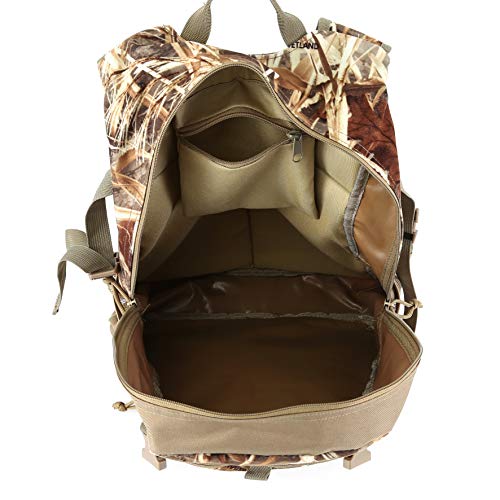 AUSCAMOTEK Camo Backpacks for Hunting Accessories Fishing Hiking Camping Camouflage Bag Small Day Pack for Men - color: Grass Camo