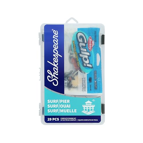 Shakespeare Catch More Fish Fishing Tackle Kit - color: Surf/Pief, style: New Model