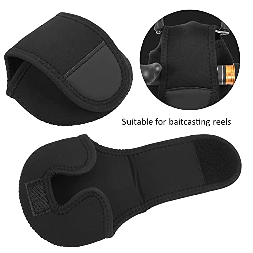 Alomejor 2Pcs Fishing Reel Bag Baitcasting Reel Cover Case Reel Protective Case Waterproof Baitcast Reel Protective Pouch