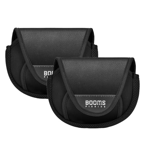 Booms Fishing Spinning Reel Cover: RC2 Fishing Reel Protective Case - Fit for 3000~5000 Reels, 2-Pack Large Size - style: L (3000~5000 Reels) - 2pack