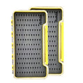 Aventik Silicone Fly Boxes Super Slim Waterproof Best Pocket Sizes Fly Fishing Storage 7.36"X4.02"X0.63"/5.39"X3.74" X0.63'(2pc-g048lt) - style: 2PC-G048LT:7.36"X4.02"X0.63"