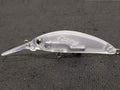 10 Blank Unpainted Minnow Crankbait Topwater Lipless Jerkbait Fishing Lures V3 - color: UPM823P10