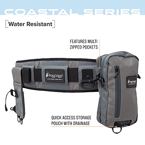 FROGG TOGGS Pursuit Fishing Wading Belt for Quick Tackle Access, Solid Elements, OS - color: Solid Elements