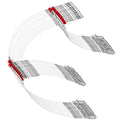 Fishing Leader Fishing Rigs, Luroad 6/12/18 Pcs Nylon-Coated Lines with Swivels Snap Beads, Stainless Steel Hooks Crimps Saltwater Freshwater for Fishing Lovers Angler, 1 Arm/ 2 Arms - color: L.2 Arm-Red-18pcs