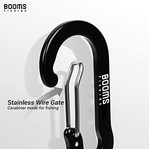 Booms Fishing MRC Magnetic Net Release for Fly Fishing, Magnetic Quick Release Keychain, Magnet Clip Release with Coiled Lanyard or Carabiners - style: 1pc Magnetic Release & Lanyard