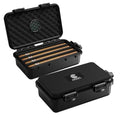 Cigar Humidor, ClGCRAFT Travel Cigar Humidor Box- Portable Cigar Case with Humidifier Disc, Waterproof, Essential Airtight Travel Humidor Kit for Cigar Aficionados (Holds up to 4 Cigars) - size: Holds up to 4 Cigars