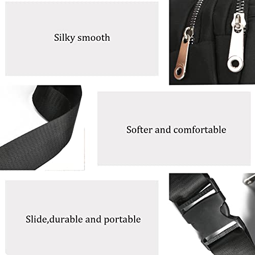 Crossbody Fanny Pack for Men&Women,Large Waist Bag & Hip Bum Bag with Adjustable Strap for Outdoors Workout Traveling Casual Running Hiking Cycling - color: Open Yellow