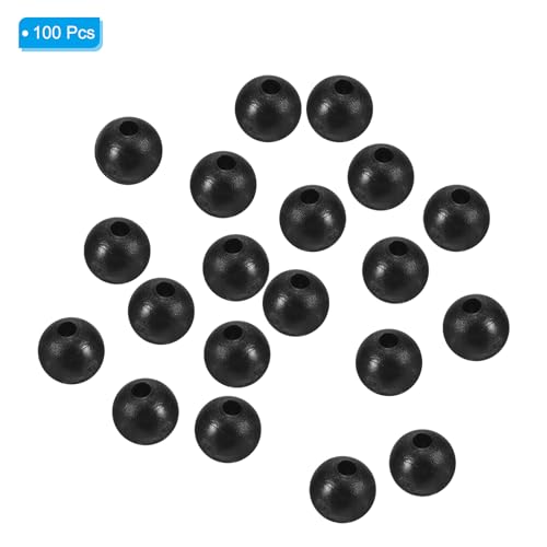 PATIKIL Fishing Beads, Soft Plastic Round Rubber Fishing Bait Eggs Rig Beads Tackle Lures Accessories with Storage Box - size: 5mm