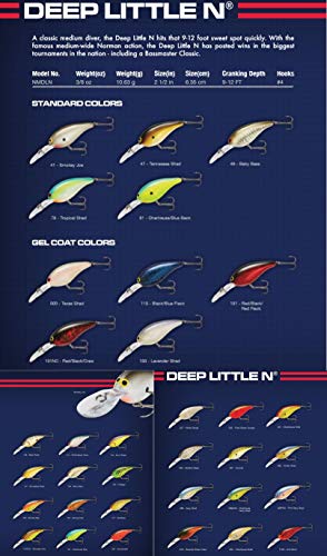 Norman Deep Little N Crankbait Bass - color: Chartreuse Sexy Shad