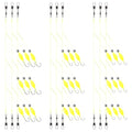 Double Hook Rig Surf Fishing: 9PCS Pompano Float Rigs with 3 Circle Hook Saltwater Gear Tackle for Surf Fishing - color: Green 2