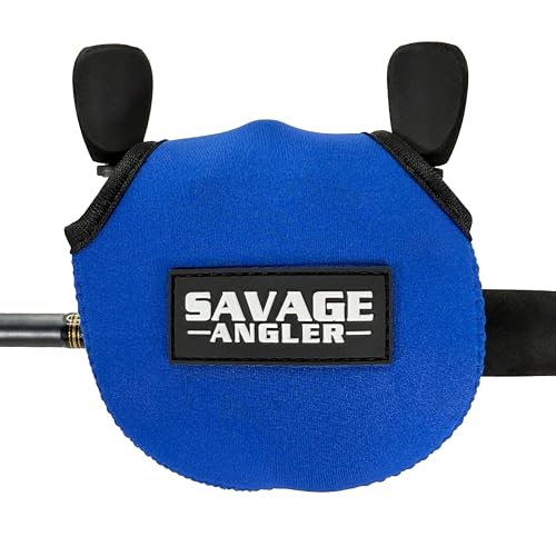 Neoprene Baitcast Reel Cover, Fishing Reel Protector, Fishing Reel Cover, Baitcaster Case, Low Profile Baitcaster Case, Casting Reel Covers, 50 100 200 Series Baistcasters (1, Blue) - color: Blue