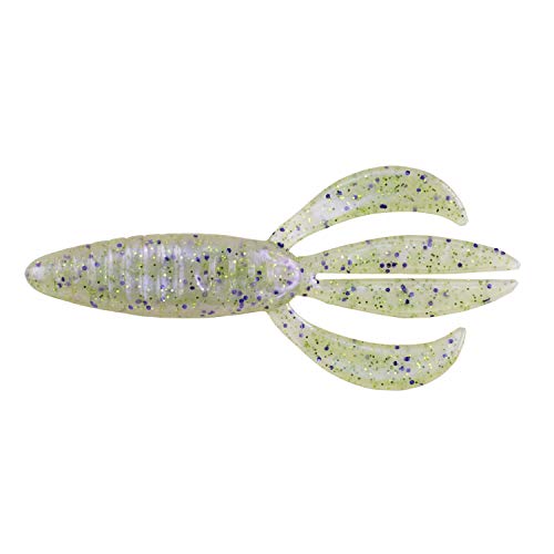 Berkley PowerBait Pit Boss Fishing Soft Bait - color: Skeet’s Chartreuse Shad, size: 4" (8 Count)