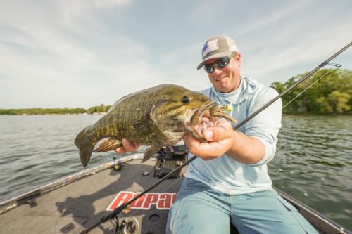 CrushCity Ned BLT Soft Plastic Ned Rig Stick Bait, Compact Finesse Worm for Mushroom Jig Heads & Pressured Bass - color: Baby Bass, size: 3"