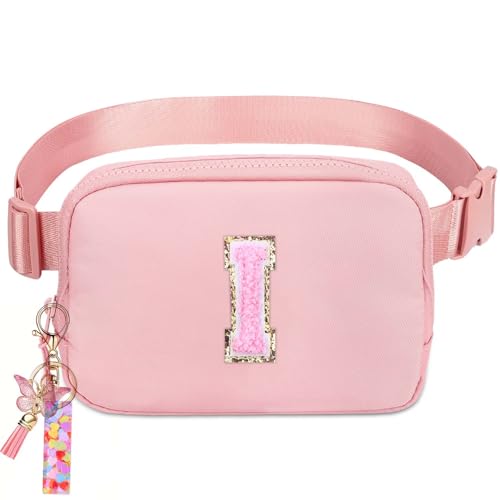 Initia Belt Bag Fanny Pack - Teen Girl & Kids Ages 8-12, Trendy Waist Packs for Birthday Gifts - color: Pink, style: I