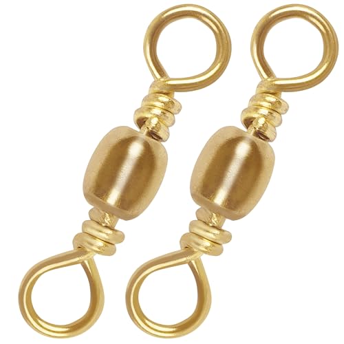 Fishing Barrel Swivels 50 100PCS Saltwater Freshwater Swivels Fish Tackle Accessories Fishing Line Connector High Strength Stainless Steel Solid Ring Rolling Fish Swivel - size: 8#, style: 50PCS