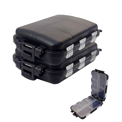 2PC-Aventik Fishing Tackle Box Tackle Utility Boxes Plastic Box Storage Organizer Box Fishing Tackle Storage(Hook box-10C) - style: HOOK BOX-10C