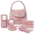 Baby GUND Play Soft Collection, My First Purse 5-Piece Plush Playset with Rattle, Mirror and Crinkle Plush Toys, Sensory Toy for Babies and Newborns, 8” - style: Purse Playset