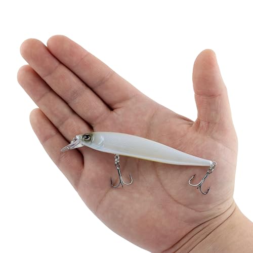 Berkley Stunna Fishing Hard Bait - color: French Pearl OB, size: 100mm - 3/8 oz
