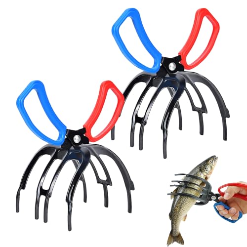 Fish Claw Gripper, Fishing Pliers Gripper, Claw Fish Gripper, Metal Fish Control Clamp Tong Tackle Tool, Multi-Functional Lightweight Non-Slip Fish Claw Gripper