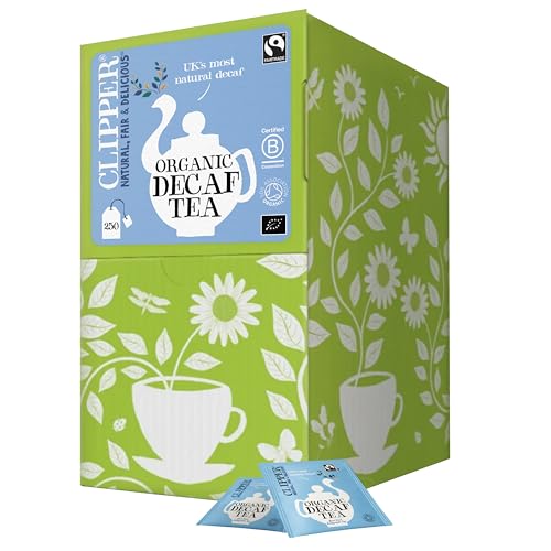 Clipper Organic Everyday Decaf Tea, 250 Bags, Individually wrapped - size: 250 Count (Pack of 1)