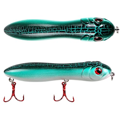 20pcs/25pcs Fishing Blanks Lures Kit Fishing Topwater Unpainted Swimbait Unpainted Crankbaits Hard Baits DIY Lure for Bass Salmon Trout Saltwater and Freshwater - color: 20PCS 3.74″/0.5oz