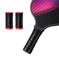 2 Pack Cold Shrink Grip Sleeve for Pickleball Paddle & Tennis Rackets, 3.9"-5.9" Expansion Non-Slip Overgrip, Vibration Dampening Handle Cover for Hammers, Pot Handles & DIY Gear - color: Black