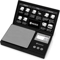 MAXUS Digital Gram Scale 1000g/0.1g, Small Food Scale with Backlit LCD, Mini Pocket Scale for Jewelry - color: Matte Black