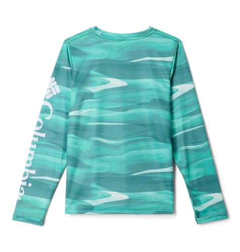 Columbia Super Terminal Tackle Long Sleeve - color: Glaze Green Obsidian, size: Large