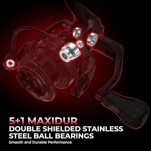 KastKing Royale Legend II Twin Tip Fishing Rod and Reel Combos, Spinning & Casting Combo, IM6 Graphite 2Pc Blanks, Extra Backup Tip Section, Stainless-Steel Guides, KastFlex Technology, EVA Handles - style: Spin: 4000 Reel, 7'6''- Mh Rod(2 Pcs + Extra Tip