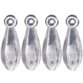 Sougayilang Fishing Weights Sinkers Bank Sinkers Bullet Weights for Surf Fishing Pier Bank Fishing Saltwater Fishing Gear 1oz to 12oz - size: 12oz 4pcs