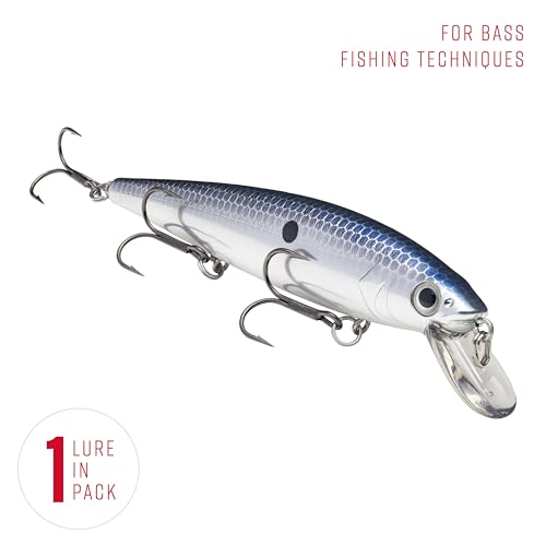 Strike King KVD Jerkbait 3 Hook - color: Smokey Chrome / Blue, size: 4.75 inch (Pack of 1)