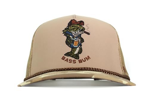 Paramount Outdoors Fly Fishing Hat Series Comfort Snap Snapback Cap for Men - color: Bass Bum