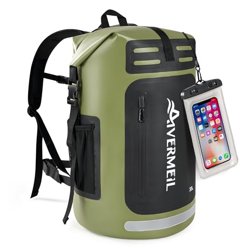 Waterproof Dry Bag with Waterproof Phone Case Green - color: Green, style: Dry Bag