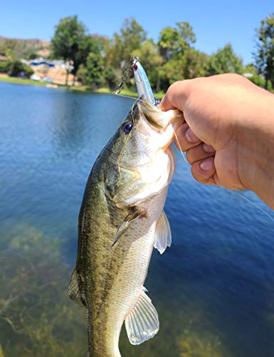 Fishing Swivels Snaps Set, Rolling Bearing Swivel with Duo Lock Snap Connector for Saltwater Freshwater Fishing