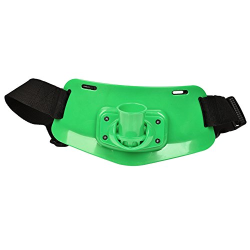 90?? Adjustable Fishing Waist Belts Rod Pole Holder Fighting Fish Tackle - color: Green