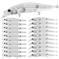 10pcs/20pcs Fishing Blanks Lures Kit Fishing Topwater Unpainted Swimbait Unpainted Crankbaits Hard Baits DIY Lure for Bass Salmon Trout Saltwater and Freshwater - color: E: 20pcs 0.4oz/11.5g and 0.51oz/14.6g