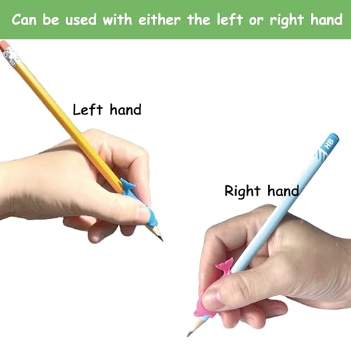 30 Pcs Pencil Grips for Kids Handwriting, Ergonomic Training Tool | Writing Practice Grippers for Beginners, Posture Correction Tool for Daycare Homeschool Supplies