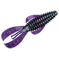Strike King Rage Bug Fishing Lure, Soft Plastic Grub, Unique Design, Subtle Action - color: Junebug