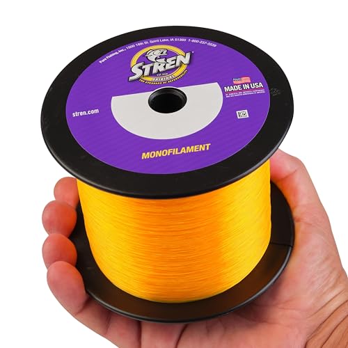 Stren Original Monofilament Fishing Line - color: Hi-Vis Gold, size: 2400 Yd, Pound Test 8, style: 8lb | 3.6kg