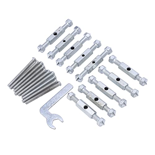 118 Type Electrical Box Repair Kit, Metal Support Rod Cassette Repairer with Wrench, Quick Installation for Light Switch Socket, Prevent Loosening High Hardness