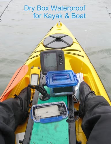 Hlotmeky Dry Box for Kayaking, Boat - Waterproof Phone Case, Small Watertight Storage Box, Diving Dry Case (Blue) - color: Blue