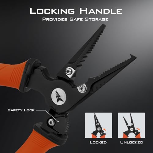 KastKing Paradox Fishing Pliers, Angled Fish Lip Gripper, Saltwater Resistant 420 Stainless Steel Fishing Tools, Fishing Pliers Hook Remover with Ergonomic Handle, Fishing Gifts for Men - style: A:7.5" Split Ring