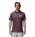 Columbia Men's Collegiate Super Terminal Tackle Polo - color: Lsu - Vivid Purple, size: Medium
