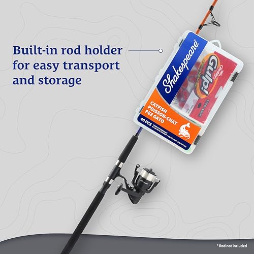Shakespeare Catch More Fish Fishing Tackle Kit - color: Catfish, style: New Model