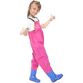 Luwint Kids Chest Waders for Girls, Youth Fishing Waders with Boots Children Hunting Wader Waterproof Lightweight Bootfoot - size: Small