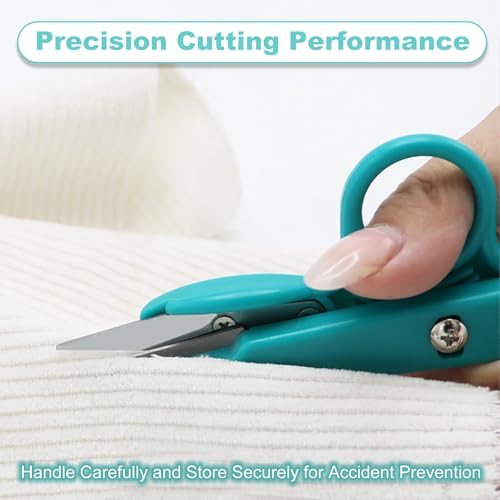 Thread Snips Scissors for Sewing Small Plastic Sewing Nippers Embroidery Snippers Craft Snip Cutters and Thread Clippers for Cutting Thick Fabric and Fishing Line(Blue)
