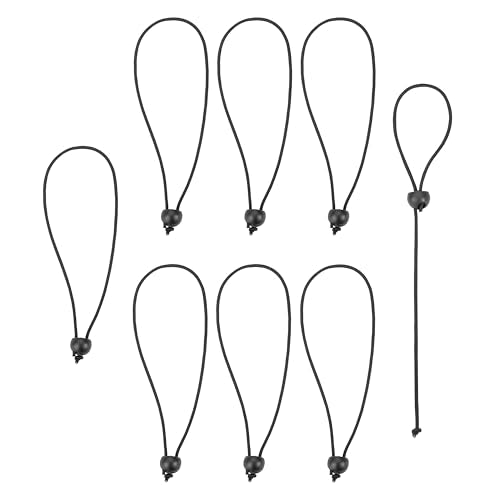 SmartStraps Adjustable Toggle Ball Bungee Cord, Adjust Tension And Length From 2-12” – Great To Keep In Your Car, Boat And Workshop (pack of 8) - size: (pack of 8)